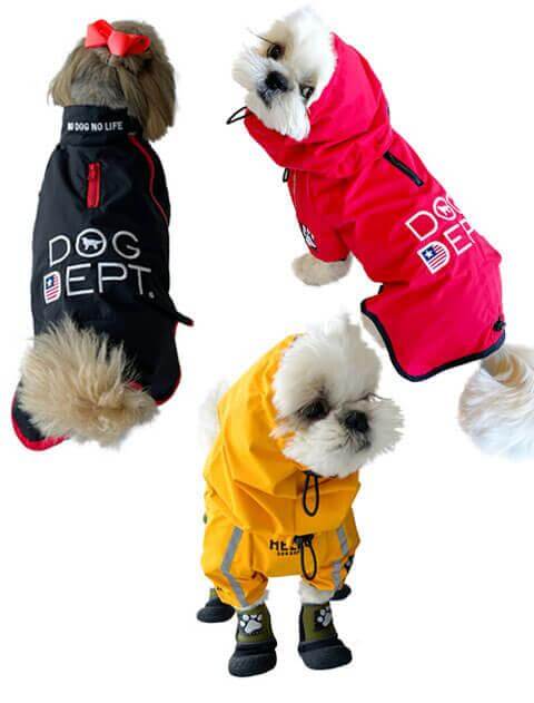 3位：「DOG DEPT」　DOG WEAR 撥水コート